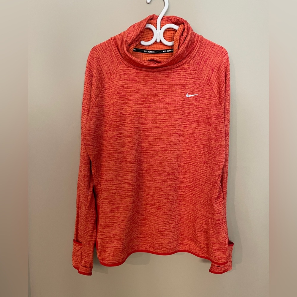 Nike Dri-Fit thermal running high neck long sleeved shirt women’s XL
